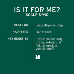 Biolage Scalp Sync Anti-Dandruff Shampoo & Universal Conditioner Set - Targets Dandruff, Controls The Appearance of Flakes & Relieves Scalp Irritation, Scalp Treatment System, Paraben-Free, Vegan