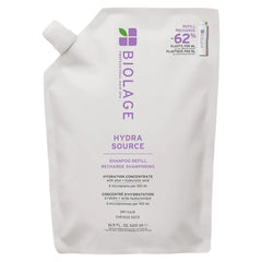Biolage Hydra Source Shampoo - For Fine to Medium Hair, Softens, Moisturizes & Adds Shine, For Dry Hair, Infused with Micro-Filtered Aloe Vera & Fermented Hyaluronic Acid, Vegan & Paraben-Free