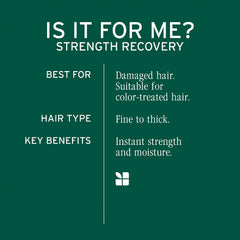 Biolage Strength Recovery Repairing Spray - Leave-In Treatment, Strengthens & Repairs Damaged Hair, Heat Protectant, Detangling Leave-In Treatment, With Olive Squalane & Vegan Proteins