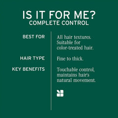 Biolage Complete Control Hairspray - Zero Stickiness, Quick-Drying, Medium-Hold, Control Flyaways, Vegan, Paraben & Silicone-Free, 10 Fl Oz
