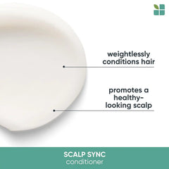 Biolage Scalp Sync Conditioner | Weightlessly Soothes & Nourishes To Promote A Healthy-Looking Scalp | Paraben Free | For All Hair Types | Cruelty Free | Vegan | Salon Conditioner
