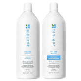 Biolage Volume Boost Shampoo & Conditioner Set - Lightweight Volume & Shine, Gently Cleanses and Plumps Hair, For Fine Hair, Paraben & Silicone-Free