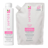 Biolage Color Last Conditioner and Refill Conditioner Set - Protects & Preserves Color Treated Hair, Adds Shine, With Soybean Oil & Stearic Acid, Paraben & Mineral Oil-Free