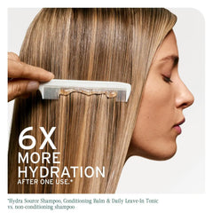 Biolage Hydra Source Shampoo - For Fine to Medium Hair, Softens, Moisturizes & Adds Shine, For Dry Hair, Infused with Micro-Filtered Aloe Vera & Fermented Hyaluronic Acid, Vegan & Paraben-Free