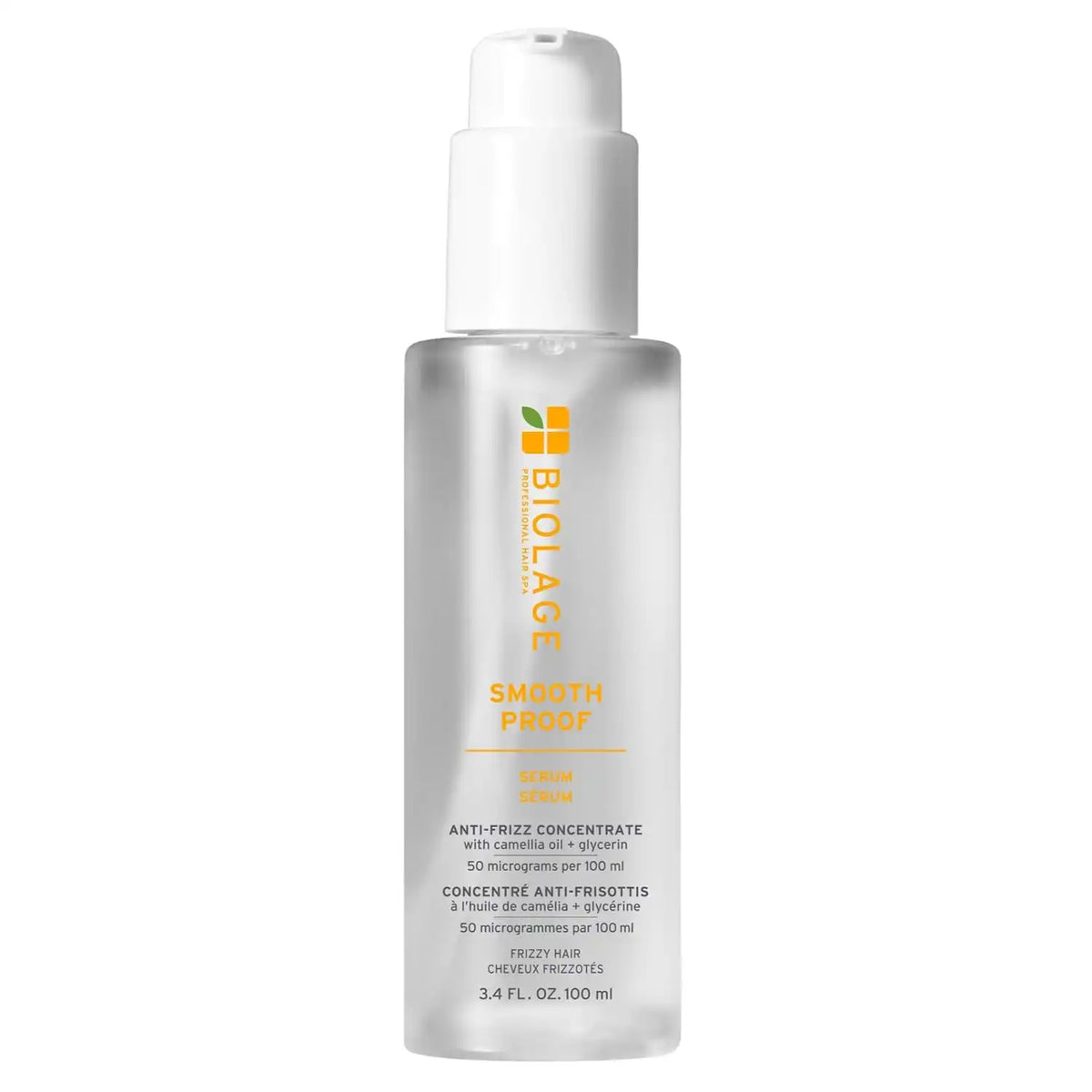 Biolage Smooth Proof Serum - Hydrates & Heals Brittle Strands, Frizz Control Hair Serum, For Frizzy Hair, With micro-dosed Camellia Oil & Glycerin