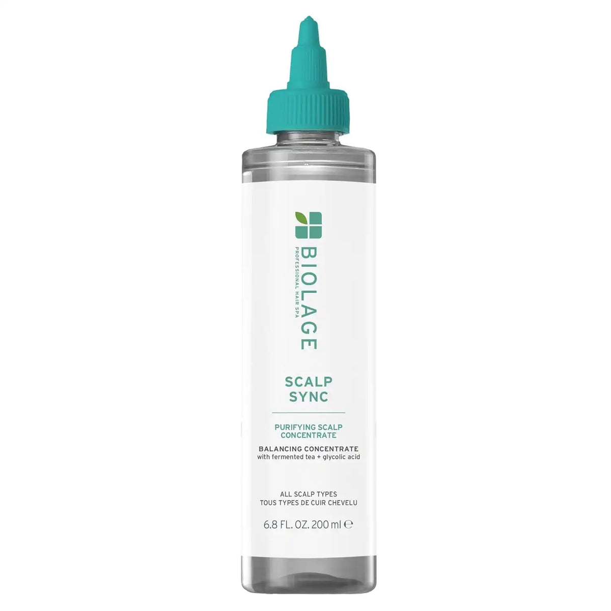 Biolage Scalp Sync Purifying Concentrate - For All Scalp Types, Exfoliating & Clarifying Treatment, Removes Buildup, Refreshing & Reinvigorating, Fermented Tea Blend & Glycolic Acid