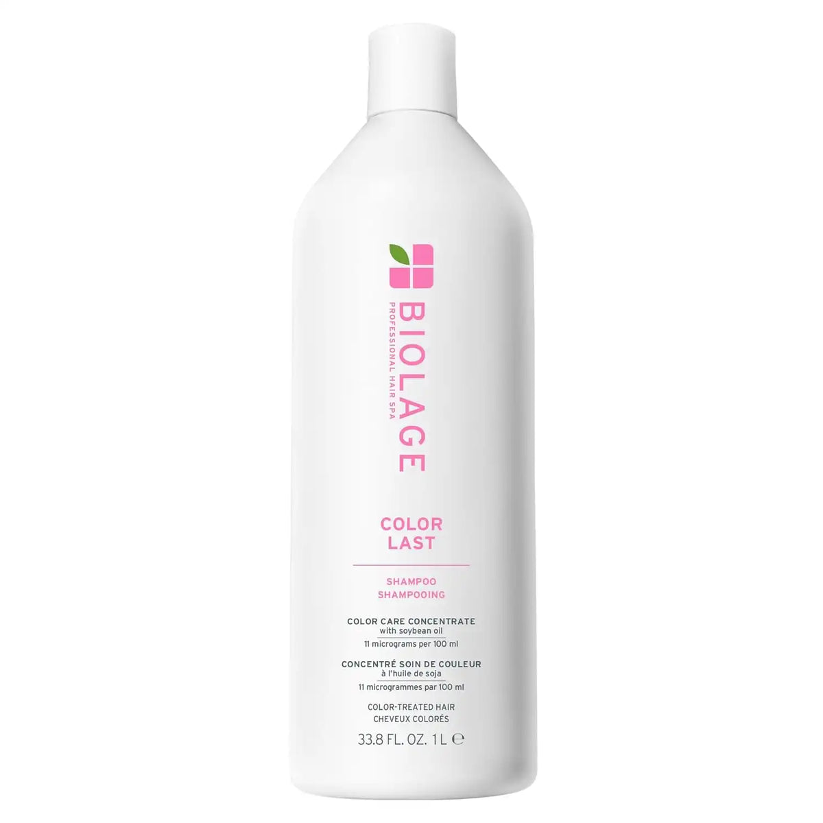 Biolage Color Last Shampoo - For Color-Treated Hair, Gently Cleanses, Nourishes, Strengthens, Hydrates and Adds Shine, Soybean Oil & Stearic Acid, Paraben & Mineral Oil-Free, Vegan