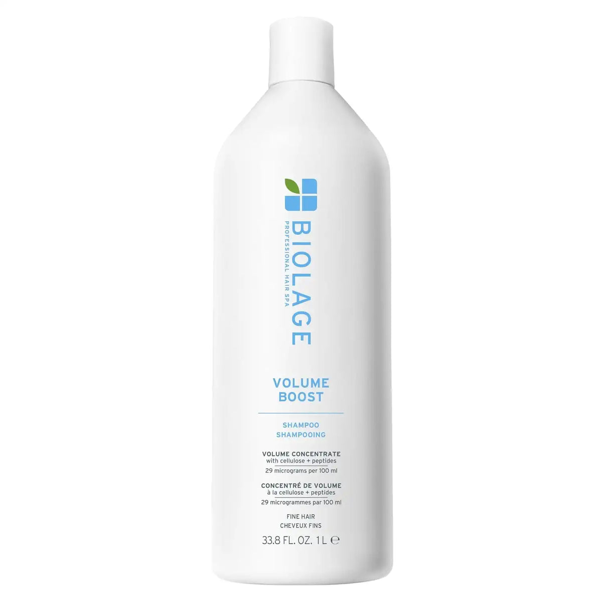 Biolage Volume Boost Shampoo for Fine Hair – Creates Lasting, Lightweight Volume, Root Lift & Shine, With Cellulose and Peptides, Vegan, Paraben and Silicone-Free