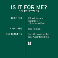 Biolage Styling Gelée - Medium Hold, Adds Shine & Controls Frizz, Gel Styler, For All Hair Types, Vegan & Cruelty-Free