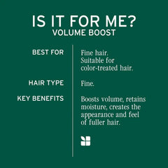 Biolage Volume Boost Conditioner - Weightless Moisture, Shine & Volume, Detangles Fine Hair, Soy Protein & Polymers, Vegan & Paraben-Free