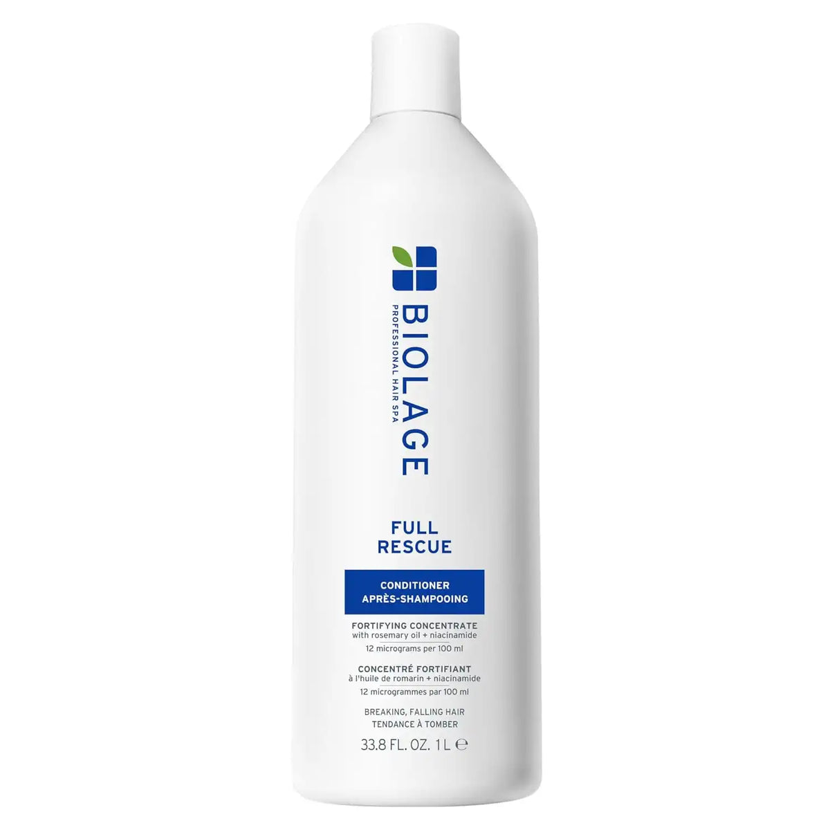Biolage Full Rescue Conditioner - Fortifies & Strengthens for Stronger Hair, Longer Lengths in 4 weeks*, Instantly Fuller-Looking Hair, Rosemary Oil & Niacinamide, Vegan & Cruelty-Free