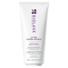Biolage Ultra Hydra Source Leave-In Cream - Moisturizes & Controls Frizz, For Very Dry, Thick, Hair, Infused with Micro-dosed with Cupuaçu Butter & Salicylic Acid