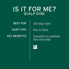 Biolage Scalp Sync Universal Conditioner - Nourishing & Hydrating for All Scalp Types, Lightweight Moisturizing & Conditioning, Fermented Tea Blend & Glycolic Acid, Vegan & Paraben-Free