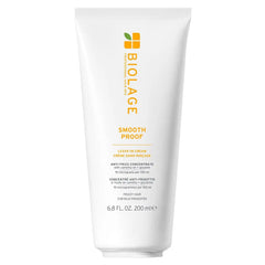 Biolage Smooth Proof Leave-In Cream - Frizz Control & Manageability, Anti-Frizz Leave-In, Infused with micro-dosed with Camellia Oil & Glycerin, Vegan & Paraben-Free