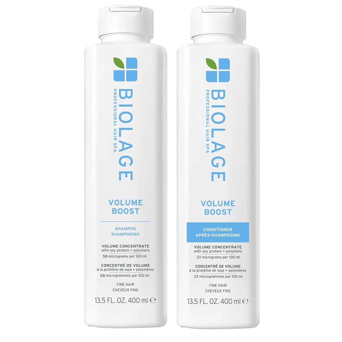 Biolage Volume Boost Shampoo & Conditioner Set - Lightweight Volume & Shine, Gently Cleanses and Plumps Hair, For Fine Hair, Paraben & Silicone-Free