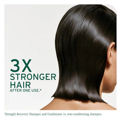 Biolage Strength Recovery Shampoo - Reduces Breakage & Detangles, Instantly Strengthens and Moisturizes, For Damaged Hair, With Olive Squalane & Vegan Proteins, Paraben & Mineral Oil-Free